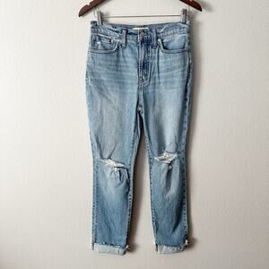 Madewell‎ the Perfect Vintage Jean Distressed Blue Jeans women’s size 26